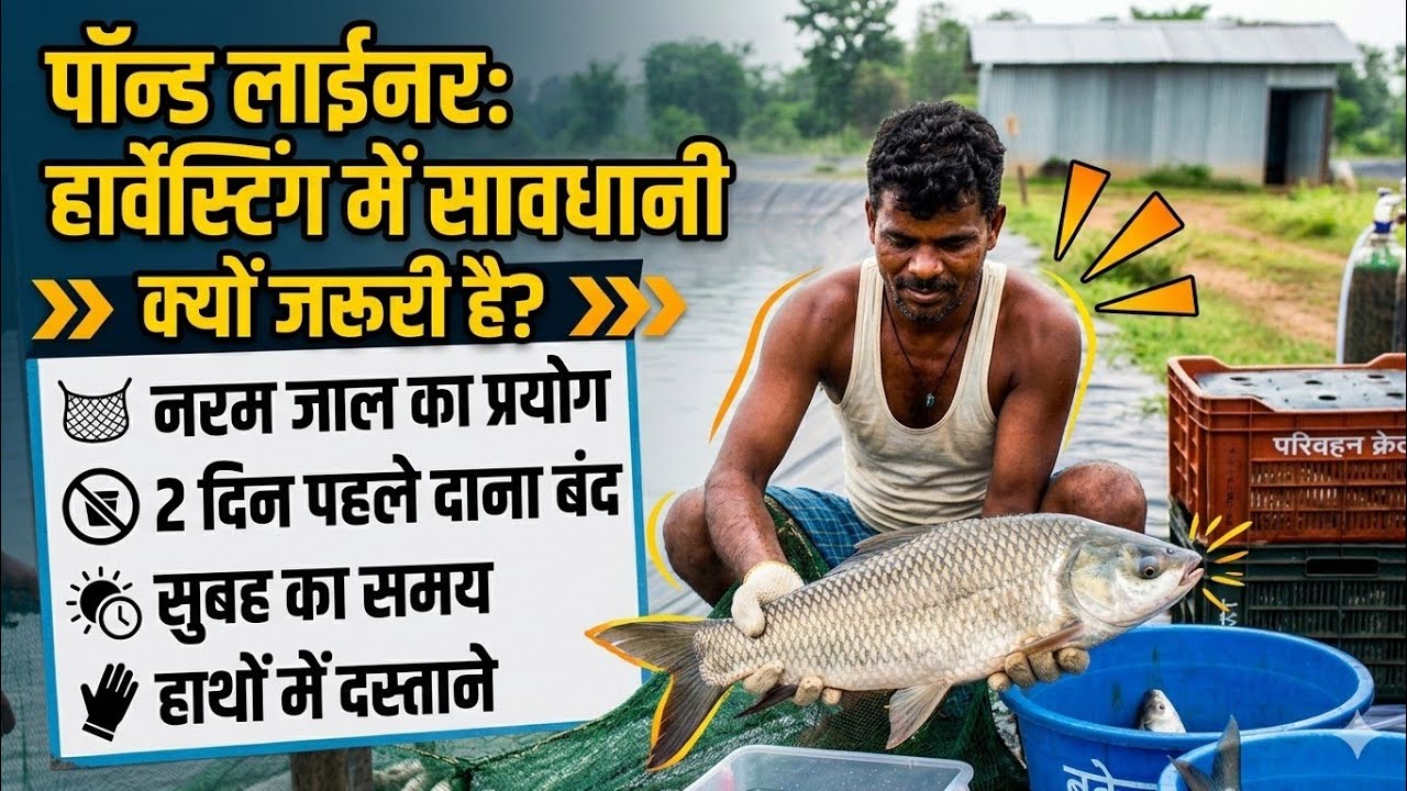 पॉन्ड लाइनर फटने से बचाएं! मछली निकालते समय ये गलती न करें।😱