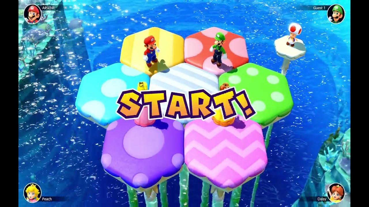 Mario Party Superstars.Game Mushroom Mix-Up.