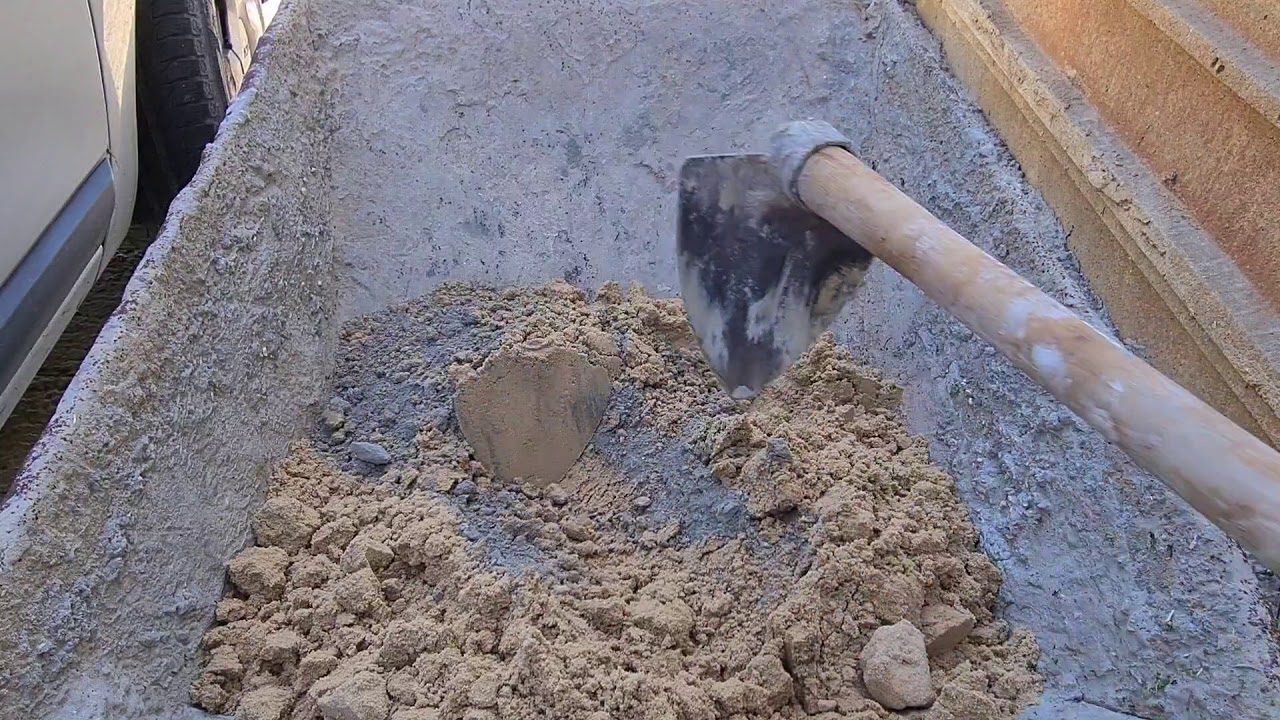 איך להכין בטון חזק  לגינה ולבית
