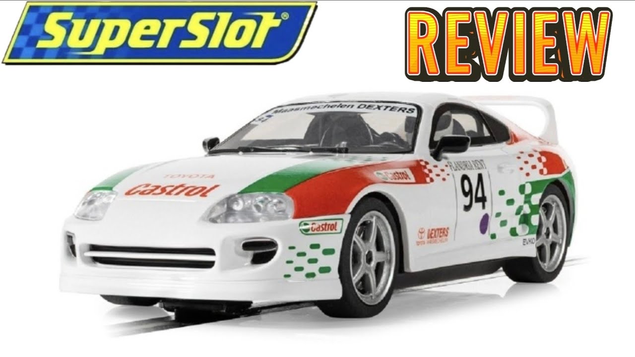 Superslot toyota supra mk4 castrol review en español scalextric uk