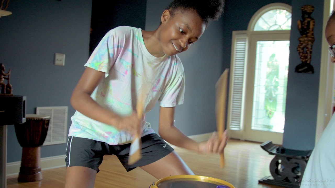 Atlanta Drum Academy - One Take Drum Battle - Eli vs Destiny