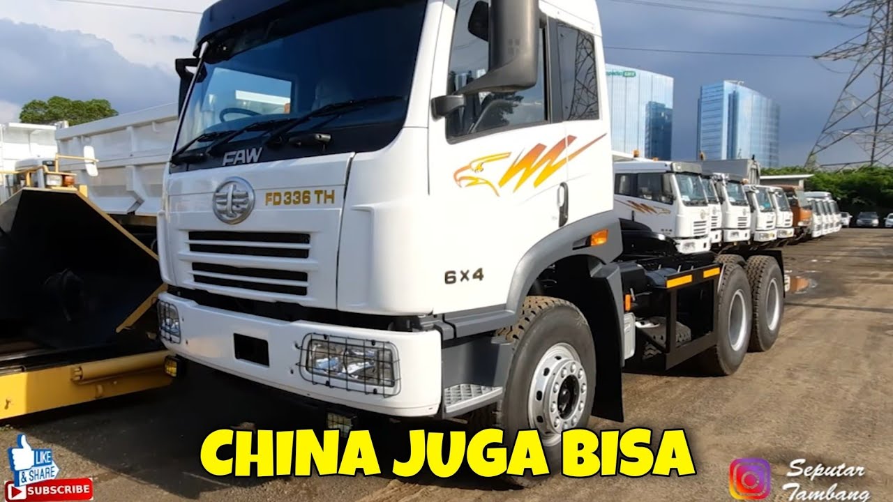 TAMBAH KETAT !!! Persaingan Antara Tractor Head kelas 300hp di Indonesia | FAW FD 336 TH