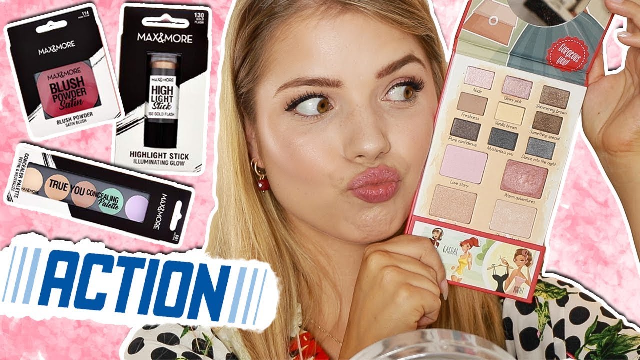 NIEUWE (!) ACTION MAKE-UP TESTEN!! | Kristina K ❤