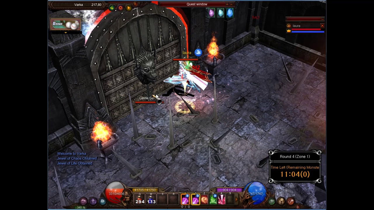 - Mu Online - Mirage Lancer - Gaion Event Full Punish