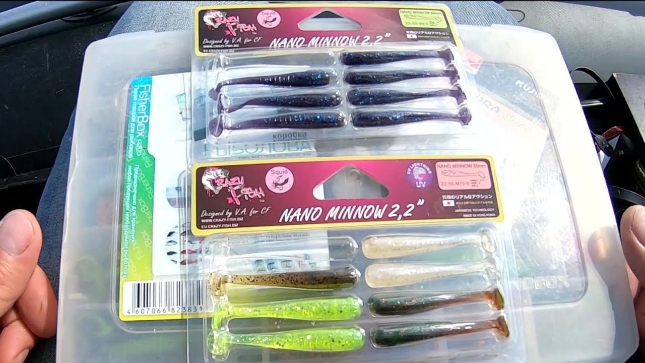 Спиннинг для начинающих. Crazy Fish Nano Minnow Приманка на которую Легко поймать . Варианты монтажа