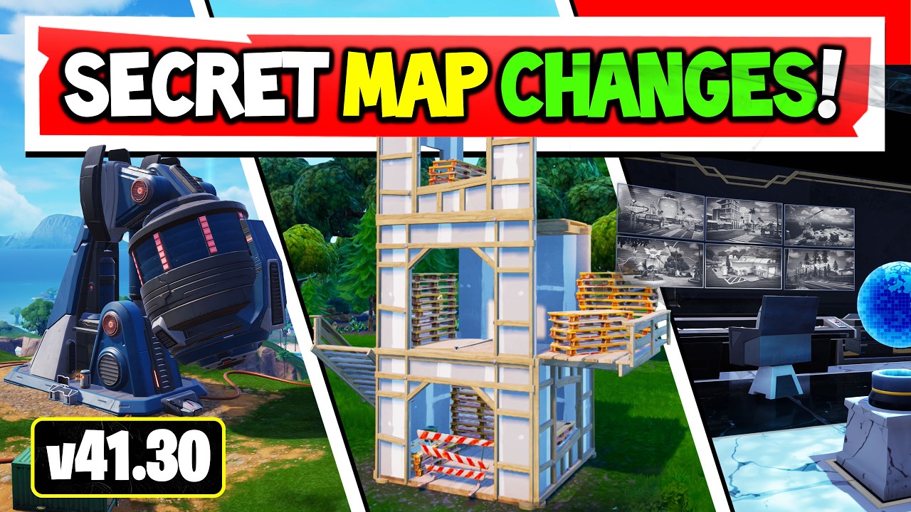 Все НОВЫЕ изменения карты в Fortnite v41.30, которые вы пропустили!