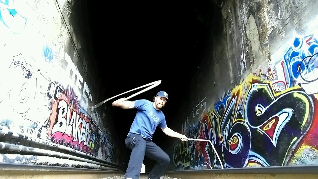 T.Rex Whip Cracking in an Train Tunnel, thought to be Abandoned …