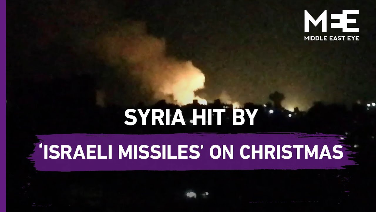 Syrian air defences confront 'Israeli missile aggression,' according to State TV