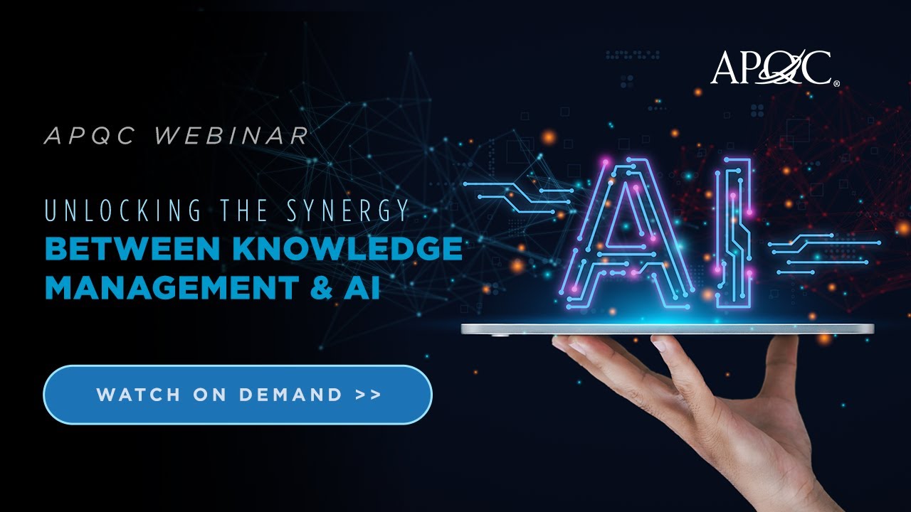 Unlocking the Synergy Between Knowledge Management and AI