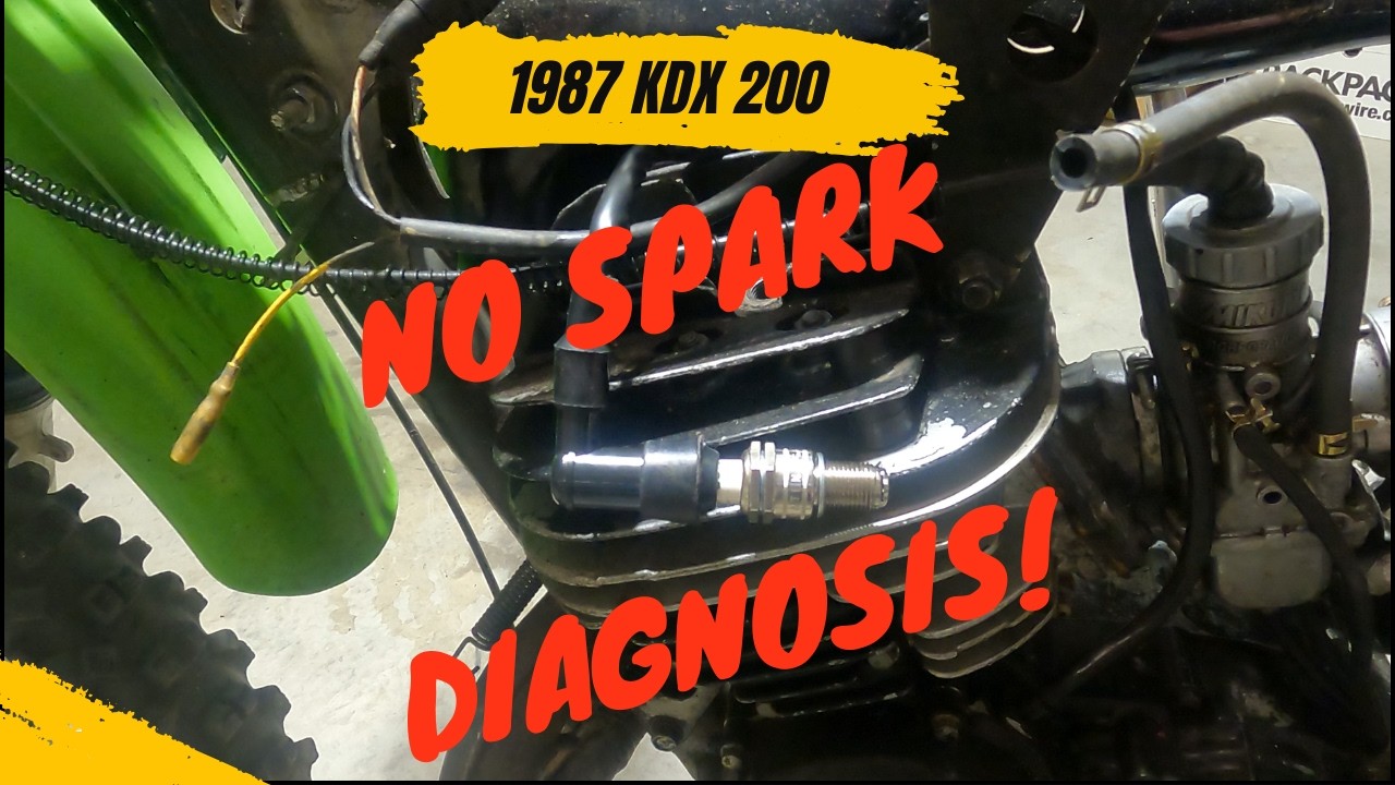 1987 KDX 200 Ep 2 - No Spark - Ignition Coil Replacement