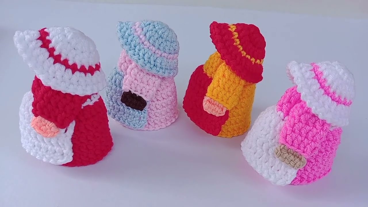 CAMPESINAS TEJIDAS A CROCHET 🧶. Paso a paso en español