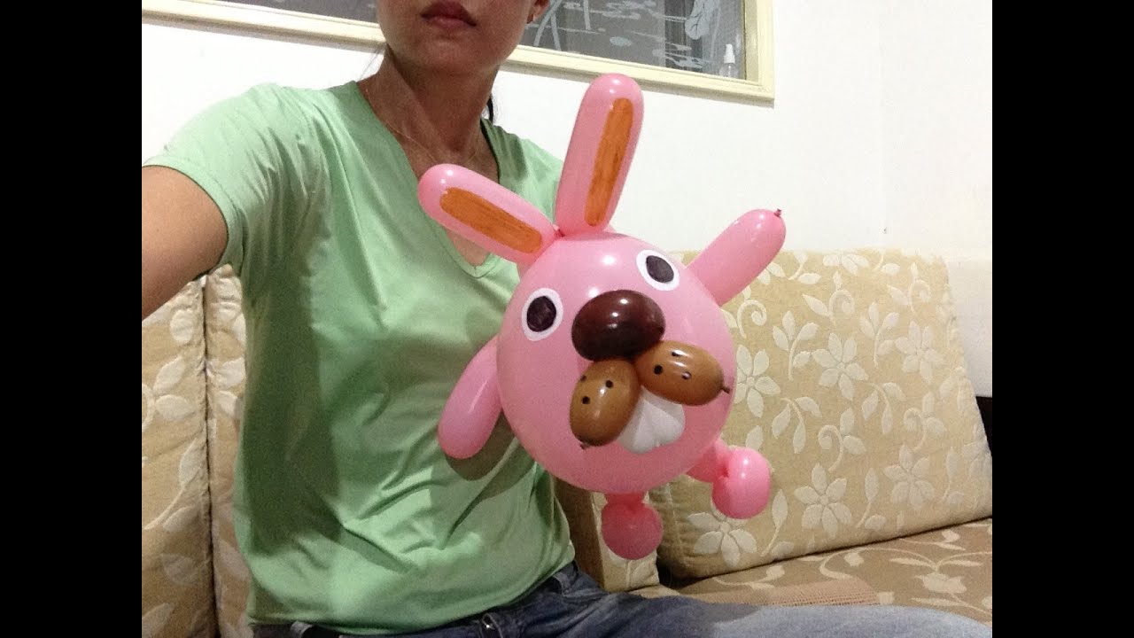 造型氣球 波兔 balloon twisting pokopang