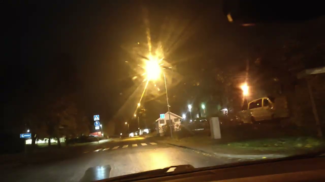 Night Drive Through The European City (2025)