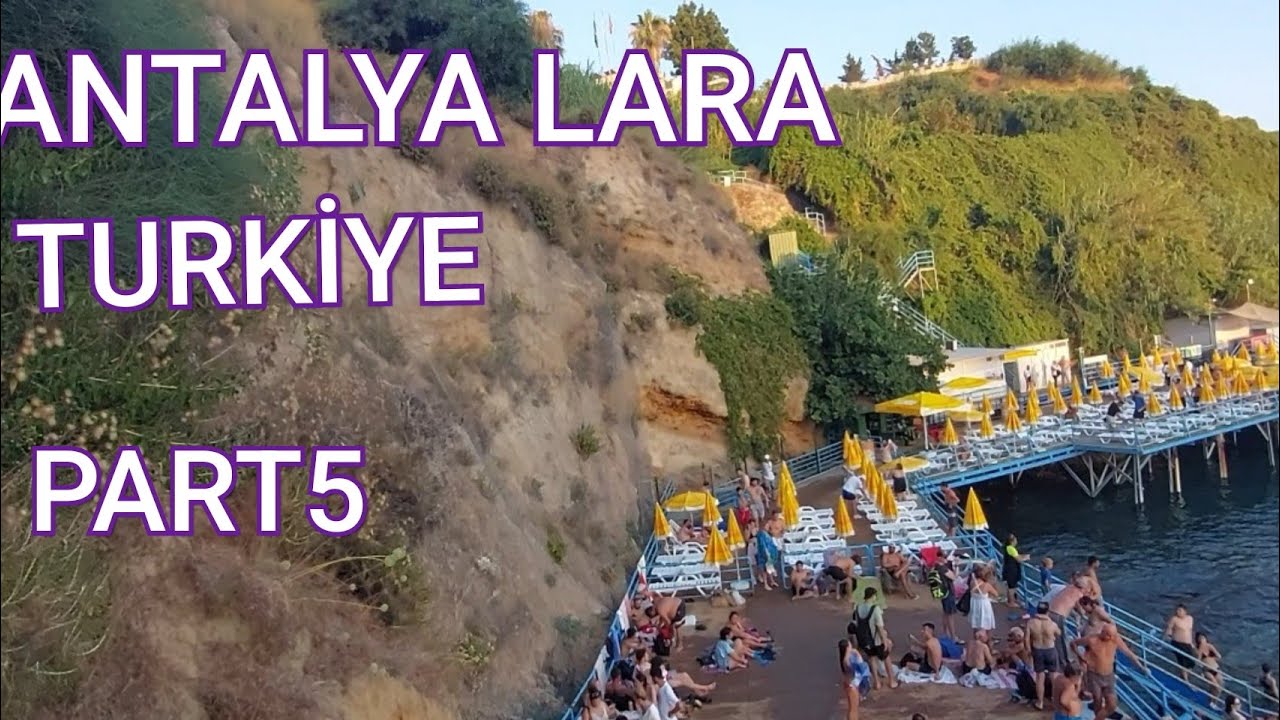 LARA AKŞAM GEZİNTİSİ,KONSERVE KOYU PLAJI|EVENING STROLL|PART5|ANTALYA TURKİYE