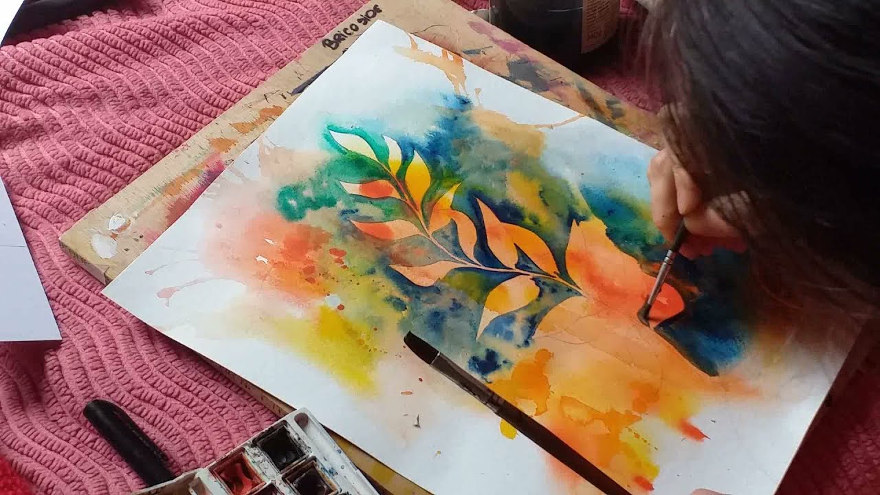 Espace négatif & aquarelle