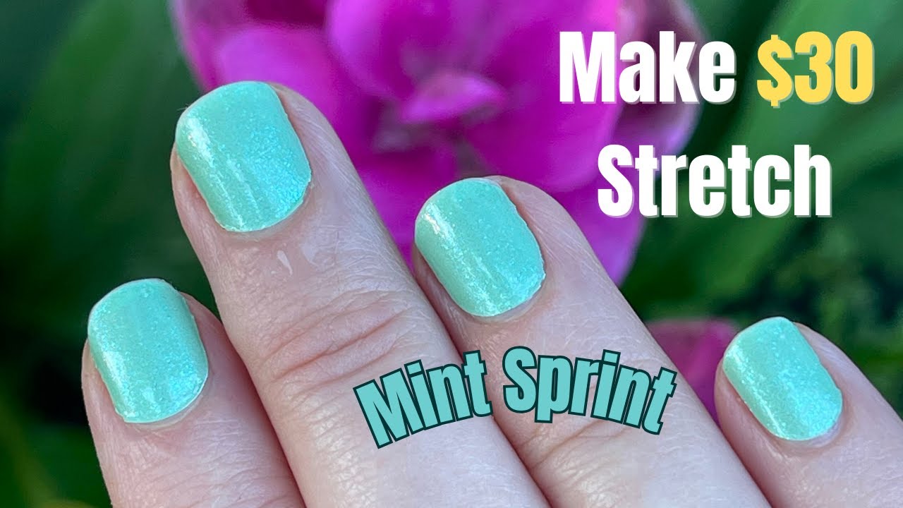 Stretch 30 Dollars Ep. 3 | Color In Motion Mani #3 | Mint Sprint | PoshInPolish