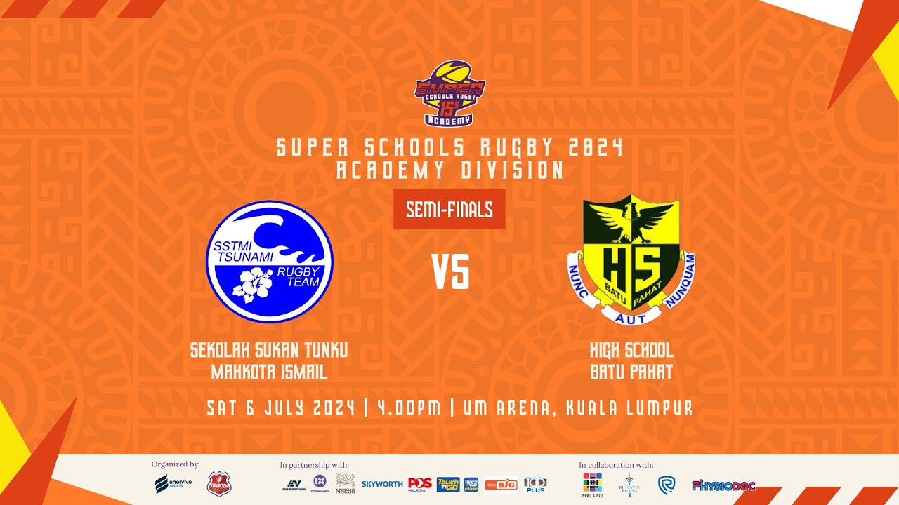 Sekolah Sukan Tunku Mahkota Ismail (SSTMI) vs High School Batu Pahat (HSBP) - SF SSRA | 30 - 3 #ssr