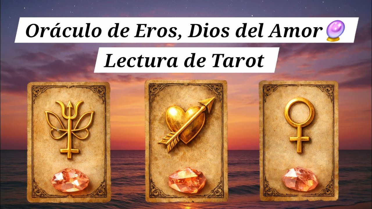 Consejos del Dios Eros para el AMOR 💘🪽Tarot interactivo