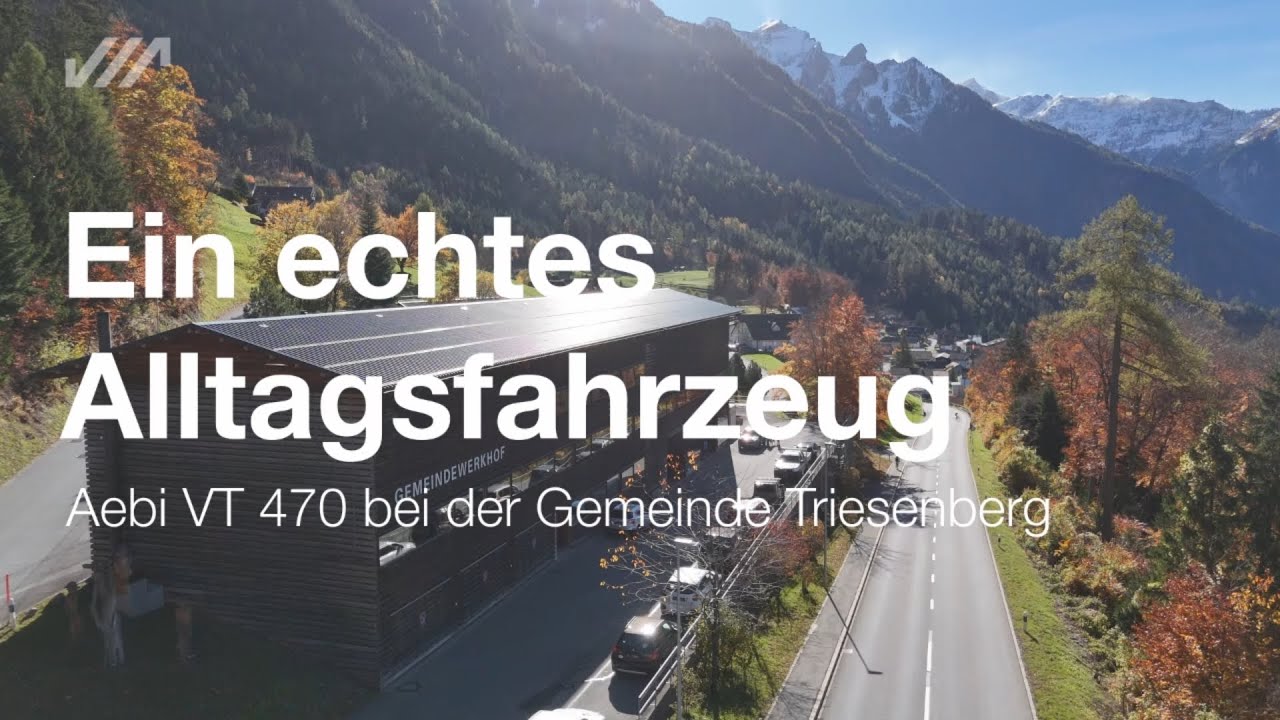 Aebi Schmidt Schweiz | Ein echtes Alltagsfahrzeug - Der Aebi VT 470 Vario im Einsatz in Triesenberg