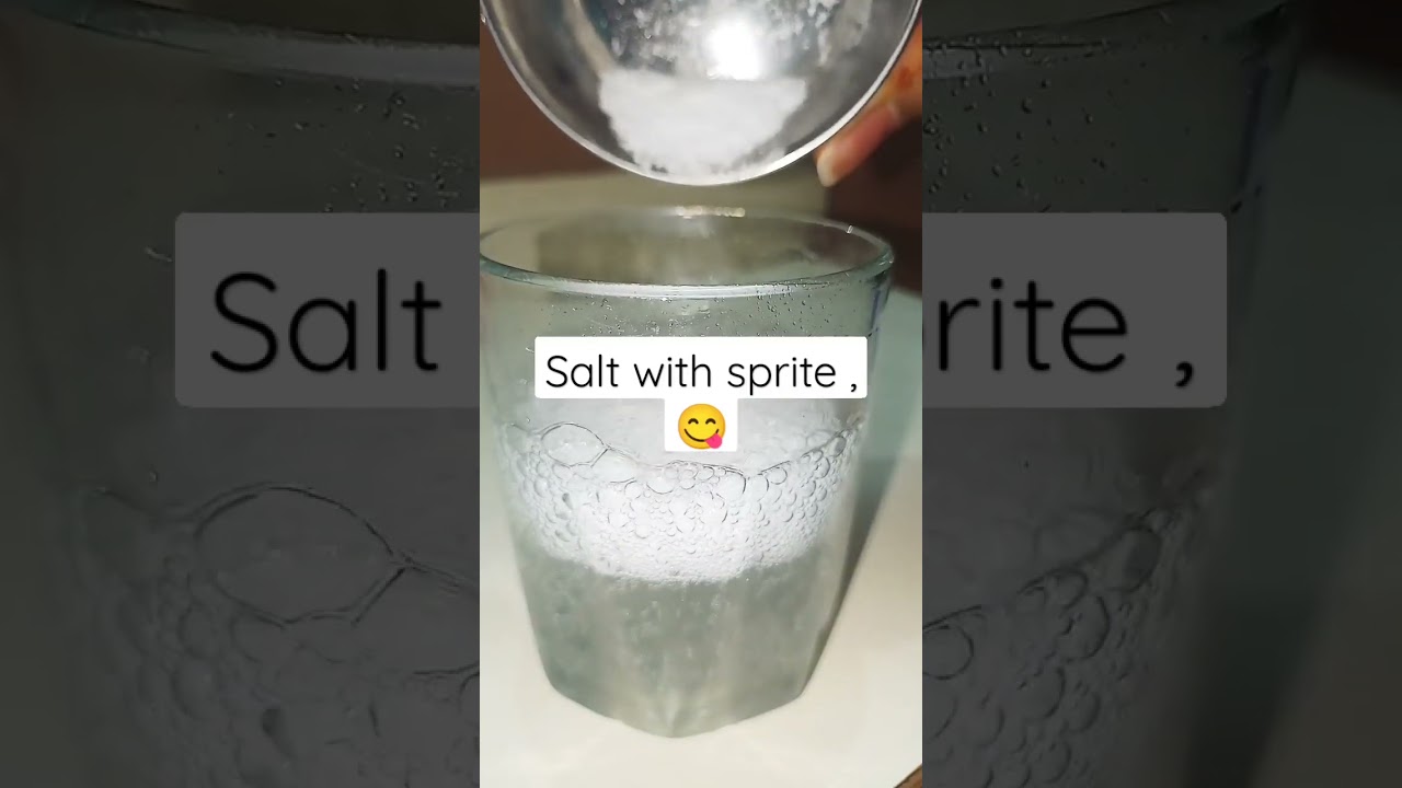 Sprite salt 🧂🧂 experiment 🧪🧂🧂🤟🍷