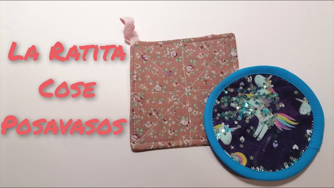 Posavasos de dos formas diferentes