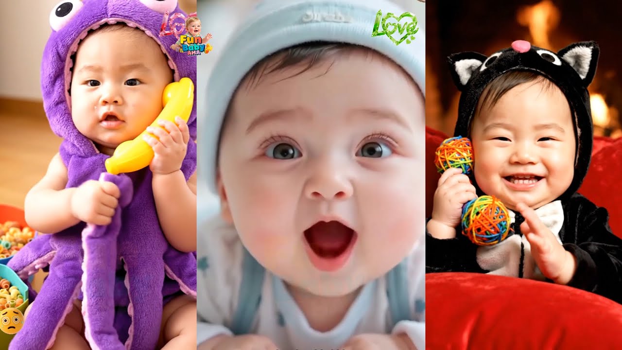 👶Funniest Baby reaction videos | Cutest New baby funniest moments | Best baby Clip compilation 2025💕