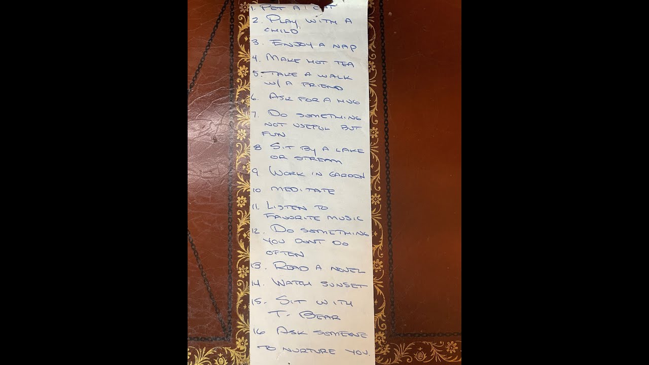 My 25-Year-Old List of Things to Do When You're Struggling - Episode 491