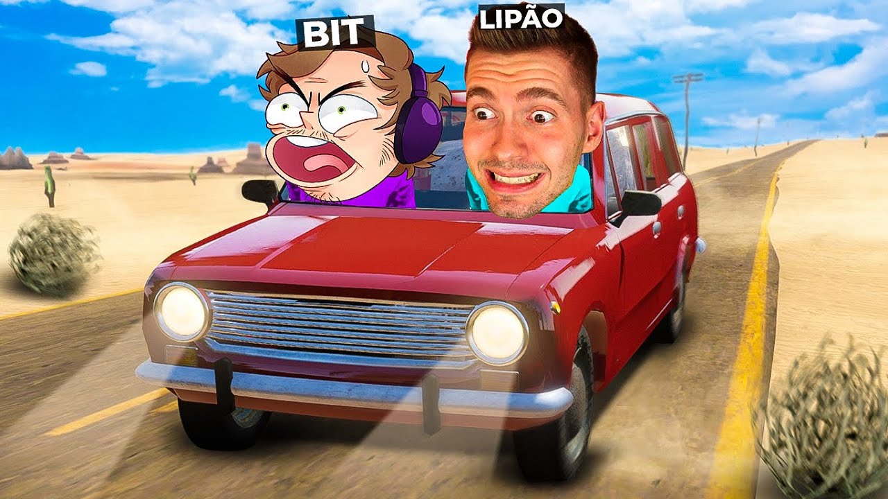 LIPÃO e BITGAMER na VIAGEM MALUCA!! (The Long Drive)
