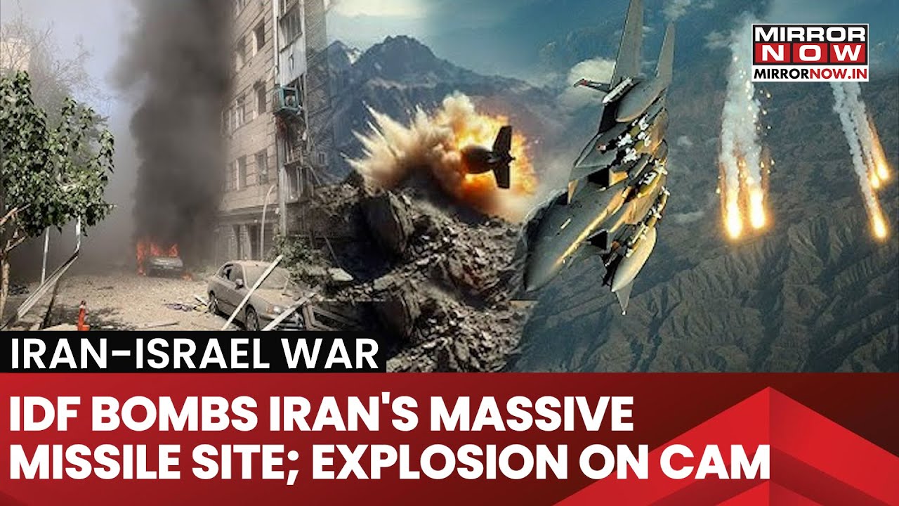 IDF Strikes Iran's Khorramshahr Missile Factory, Launchers Bombed | Jets Roar, Huge Explosion On Cam