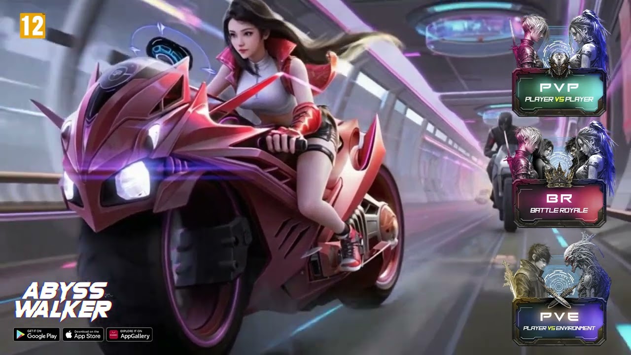 Abyss Walker на русском языке SCI-FI MMORPG Постапокалиптическая киберпанк #androidgames #iosgames