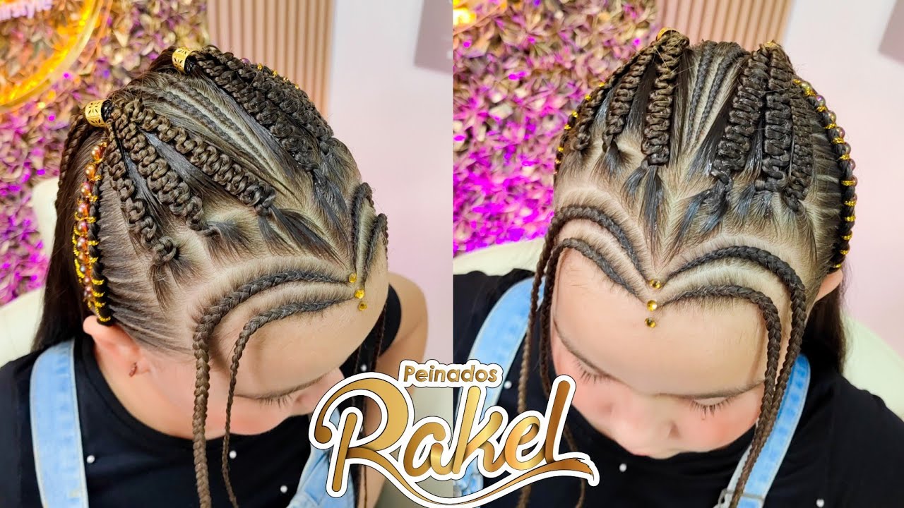 Diseño De Trenzas  y Tejidos Peinado Para Todas Las Edades/ Peinados Rakel