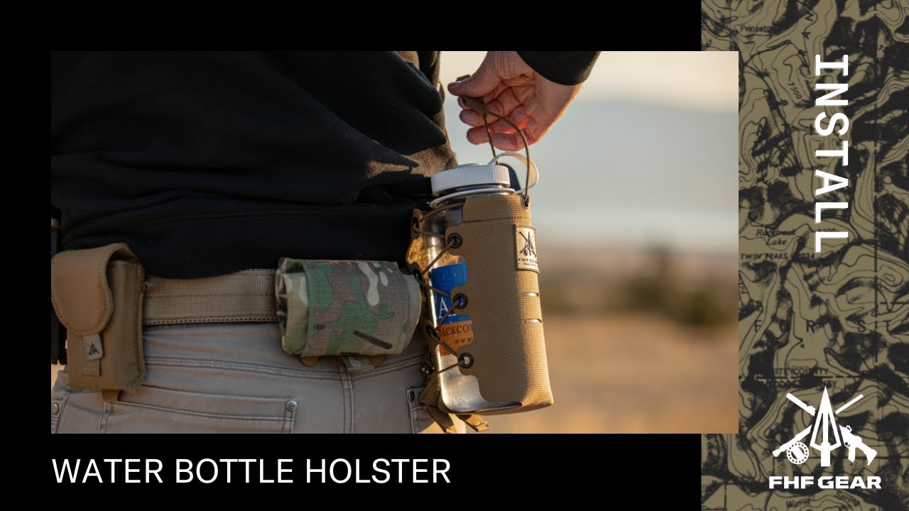FHF Gear Water Bottle Holster Setup