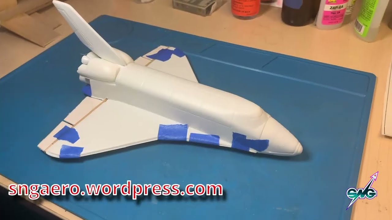 Estes Space Shuttle build part 4