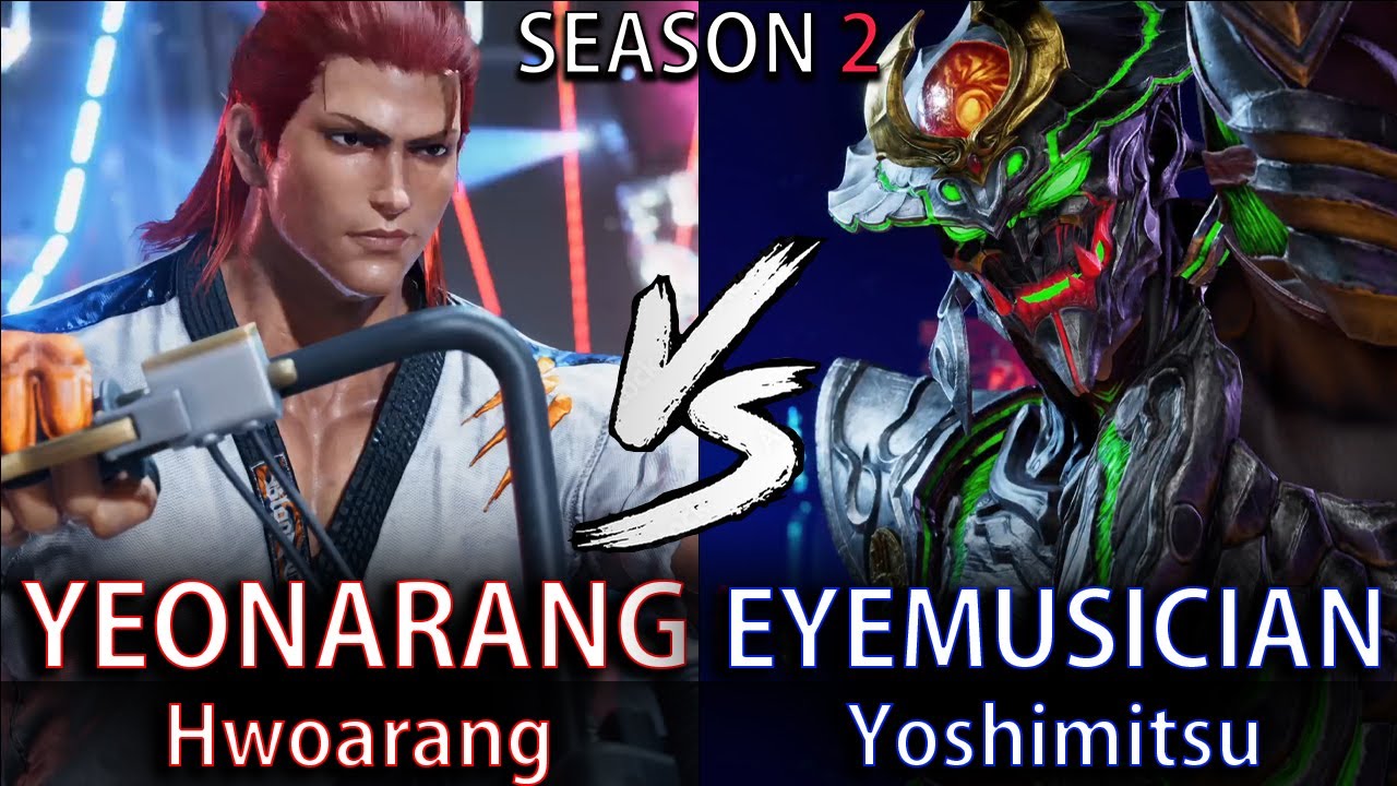 YEONARANG (Hwoarang) vs EYEMUSICIAN (Yoshimitsu) - [Season 2] [Tekken 8] (REPLAY)