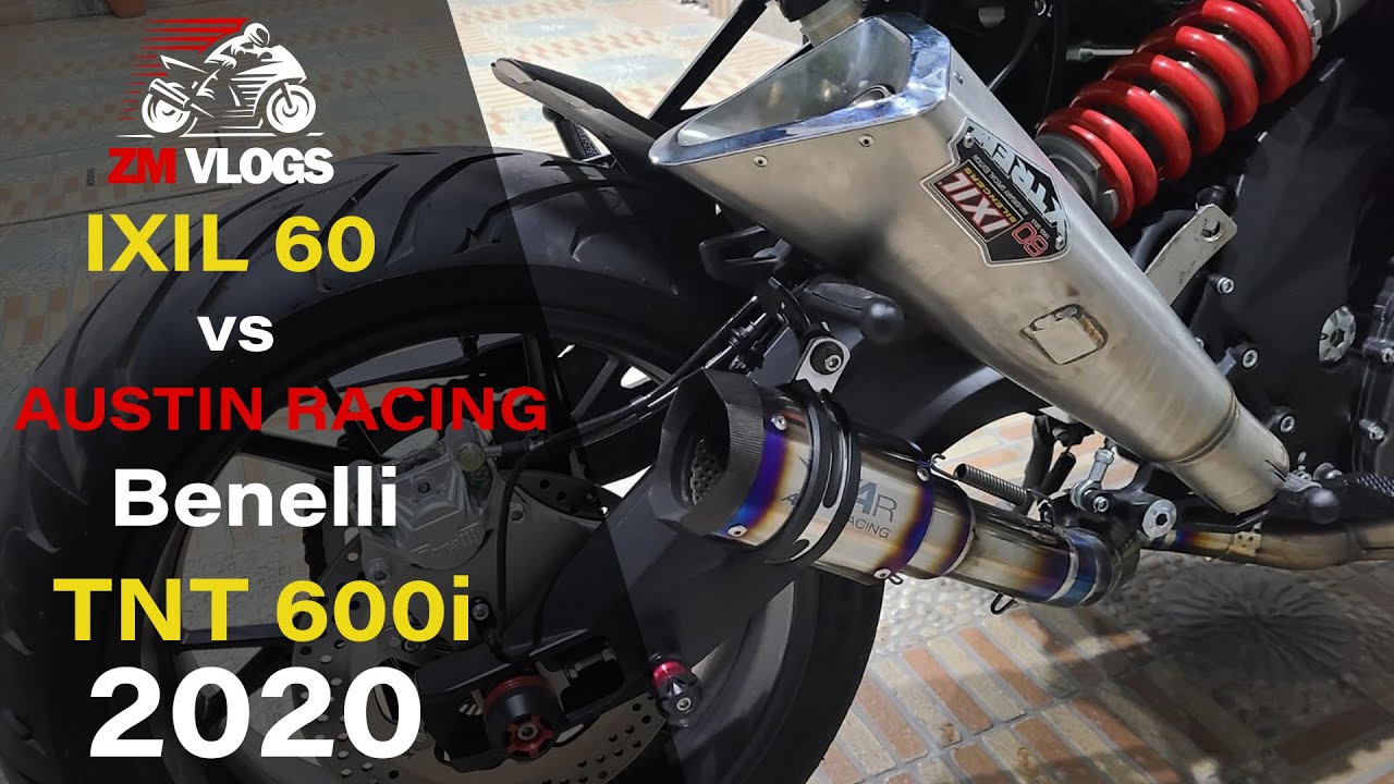 2021 Benelli 600i Austin racing vs Ixil 60 single side Exhaust sound comparison