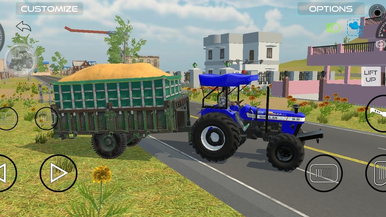 Tractor mein makka bhar ke laya kisan 🚜🌽… ab phir se khet mein mehnat jaari hai! Dharti maa ka#kisan