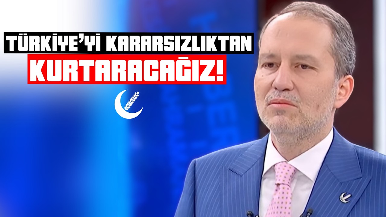 Türkiye’yi kararsızlıktan kurtaracağız.