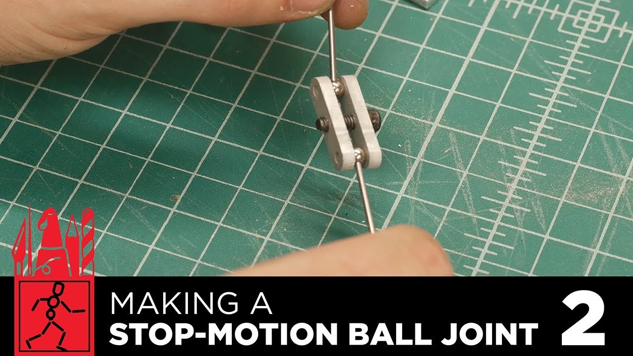Making a Double Ball Joint for a Stop-Motion Armature Part 2 -- Armatures