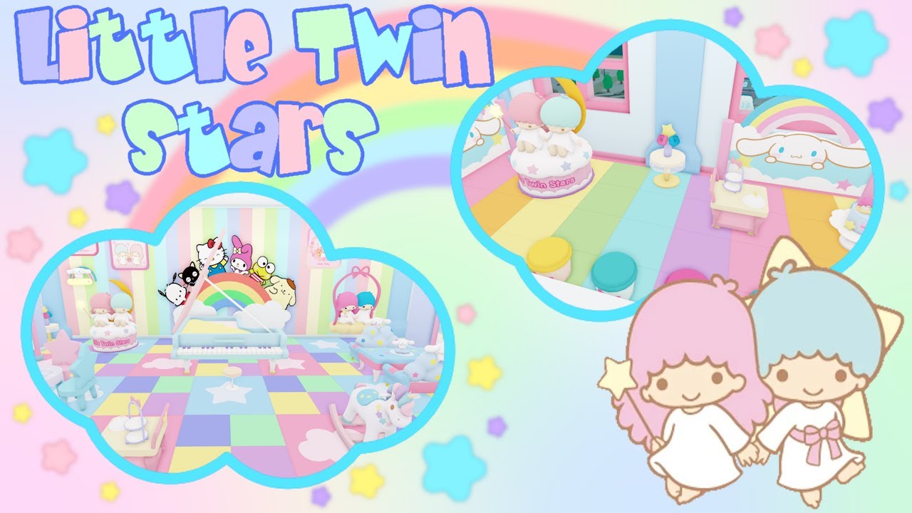 Little Twin Stars 4th Floor Speedbuild | Roblox My Hello Kitty Cafe Ideas | Riivv3r