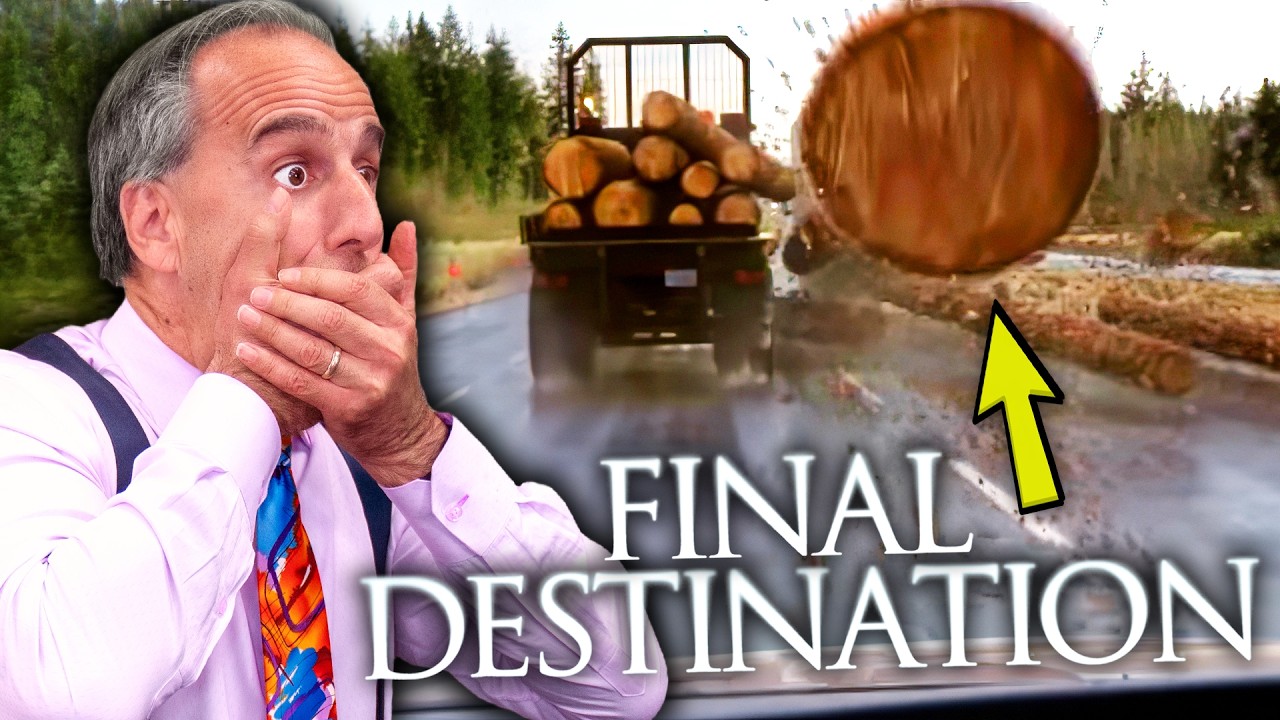 Injury Lawyer Reacts To Final Destination Scenes (Logging Truck Scene)