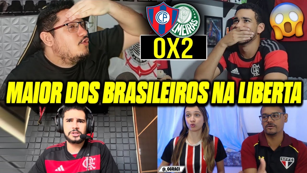 REAÇÕES DOS RIVAIS ASSUSTADOS APÓS PALMEIRAS GANHAR DO CERRO! REACT CERRO PORTENO 0X2 PALMEIRAS