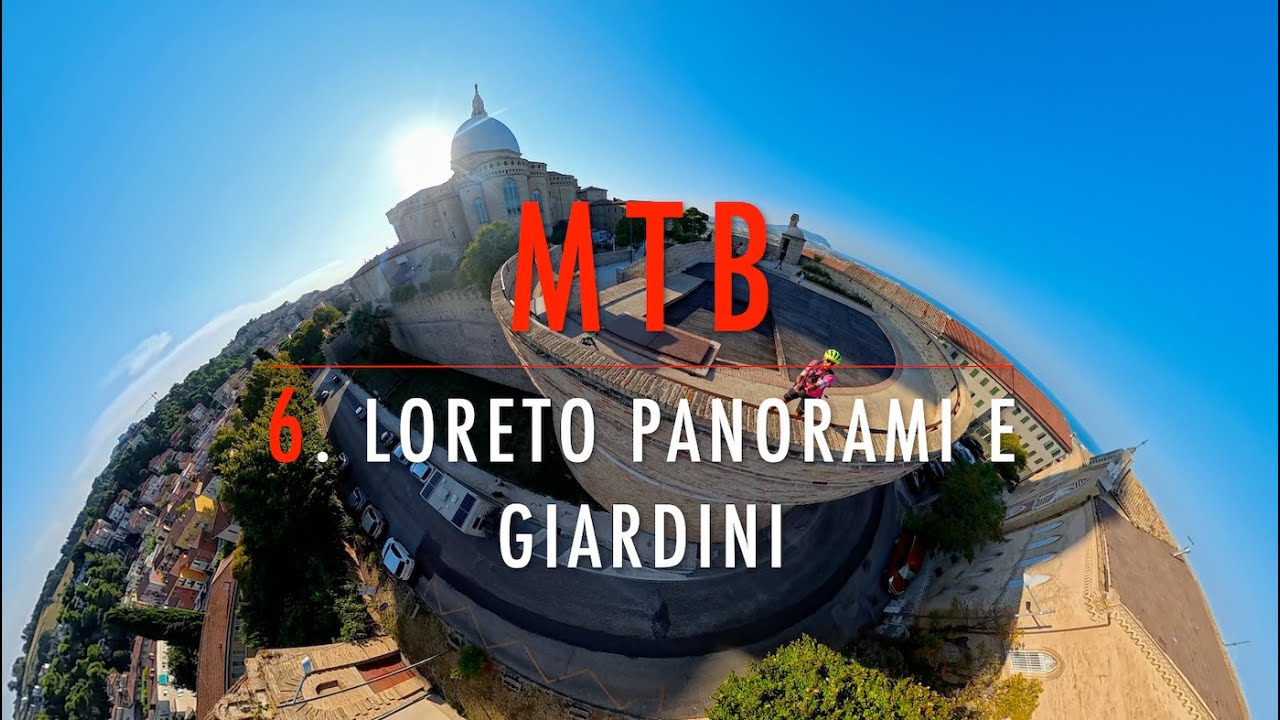 4K 🔴 MTB con Giovanni 🔴 6. Loreto panorami e giardini 🔴 Insta360 X5 🔴 18.8.2025