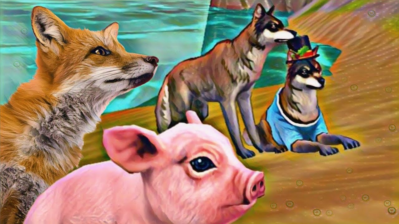 Adotei um Filhotinho Orfão e Minha Esposa Terá um Bebê Lobo! WildCraft Animais (PT/BR)
