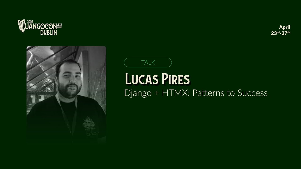 DjangoCon Europe 2025 | Django + HTMX: Пути к успеху