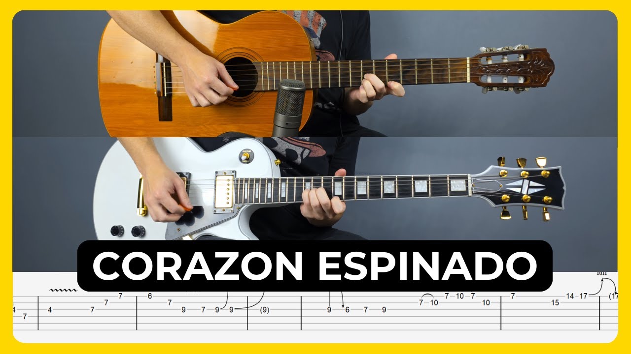 Corazon Espinado - Santana | Tabs | Guitar Lesson | Cover | Tutorial | Solo | All Guitar Parts