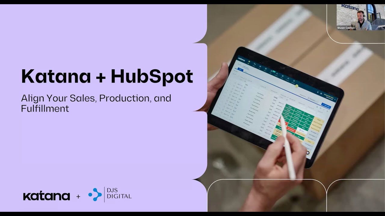 [Webinar] Katana + HubSpot: Supercharge Your Manufacturing Workflow