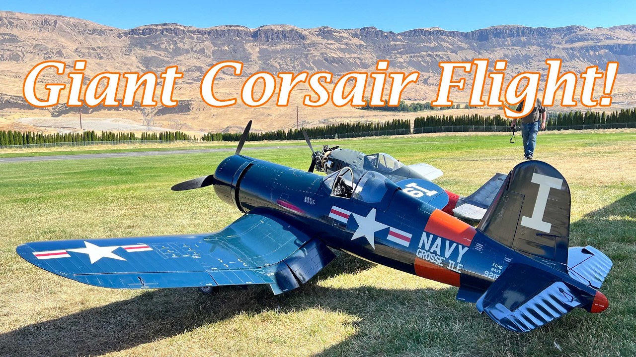 Jons Radial Powered Massive CompARF Corsair Wenatchee Warbirds