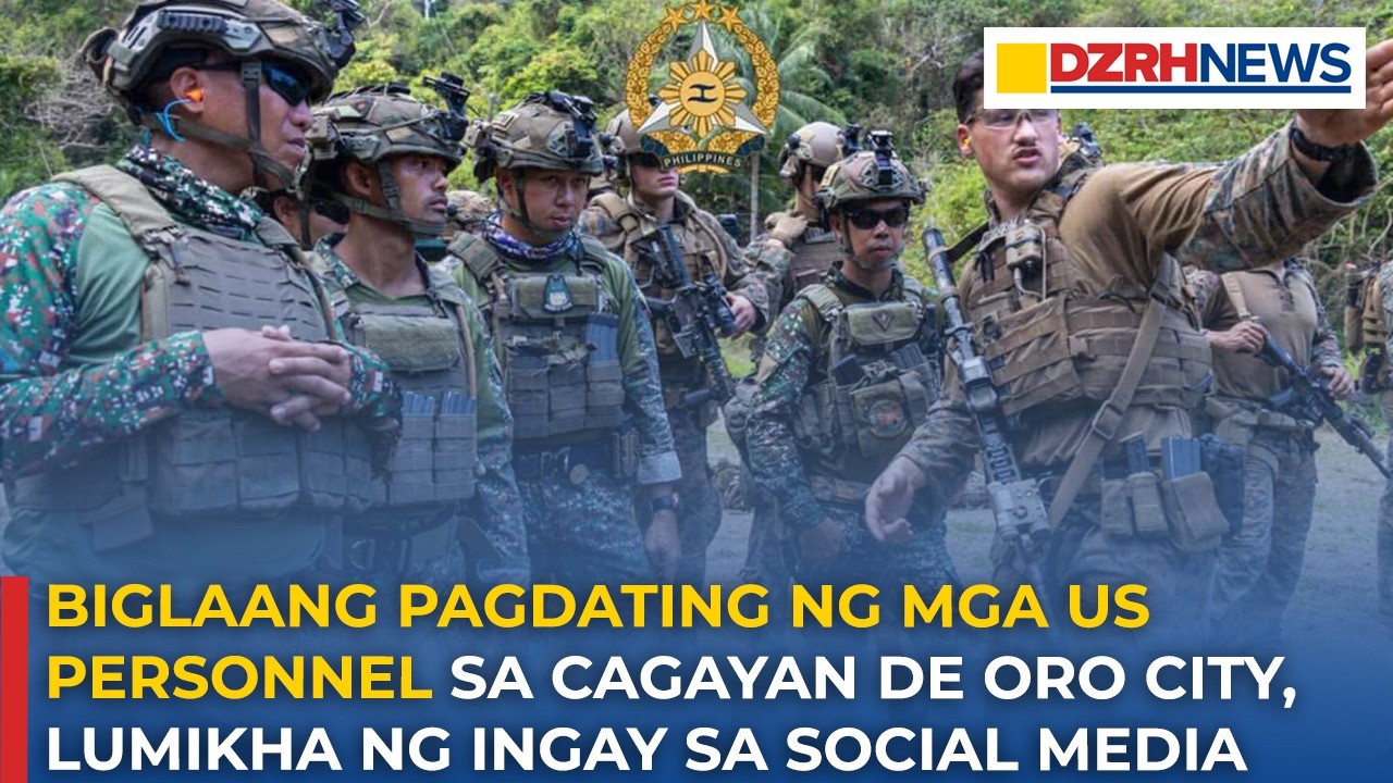 Biglaang pagdating ng mga US Personnel sa Cagayan De Oro City, lumikha ng ingay sa social media