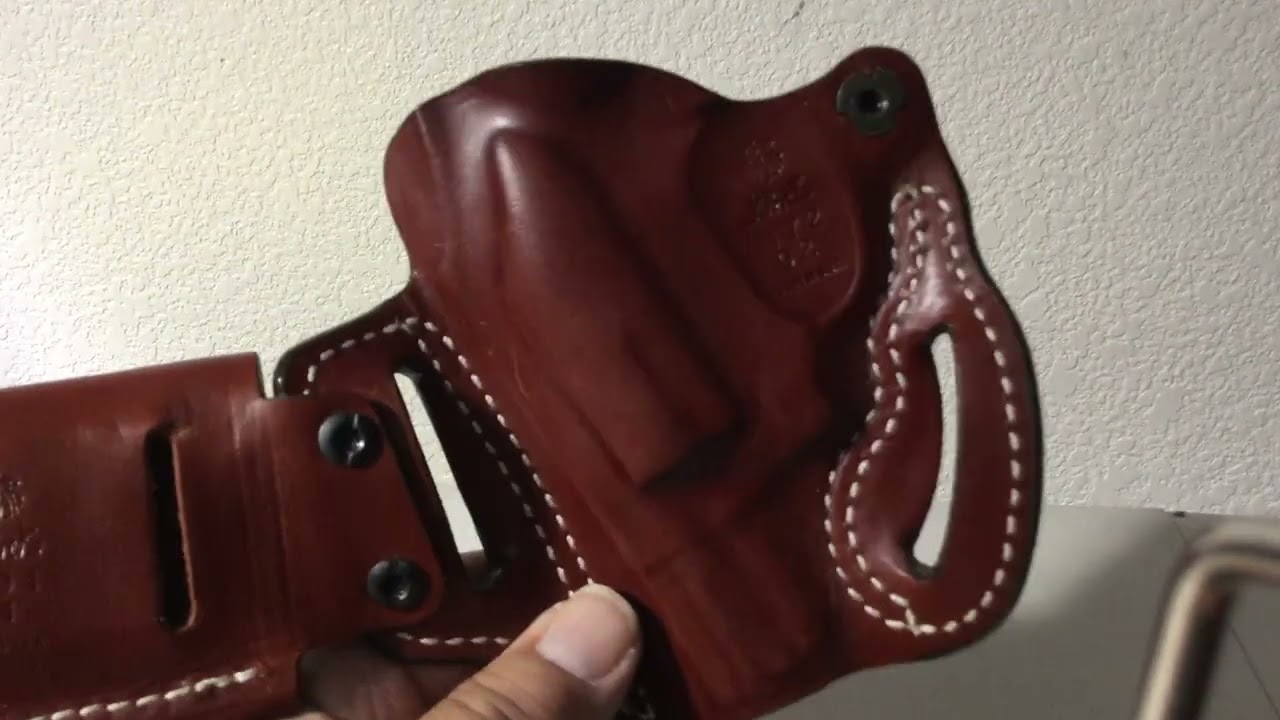 DeSantis Snub Nose IWB & OWB Leather Holsters