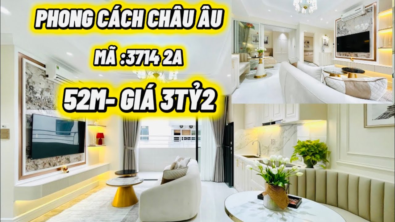 Phong Cách Châu Âu Thiết Kế Cực Đẹp Tại 3714 Toà 2A Mường Thanh Viễn Triều Nha Trang.